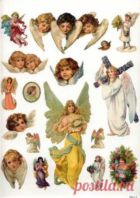 Ангелы слетелись ко мне на страницу.Делюсь с вами!