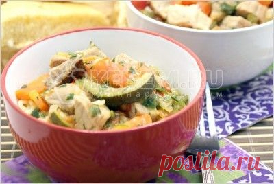 Мясо с овощами и лапшой - Рецепты. Вторые блюда. Блюда из мяса