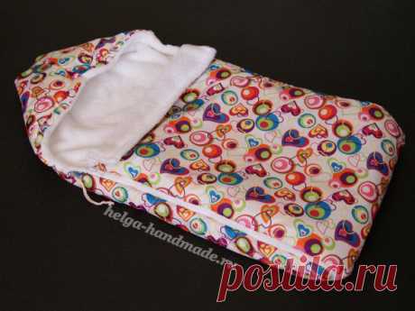 Шьем теплый конверт на выписку для новорожденных | Сделай сам!