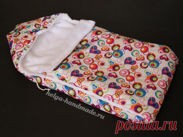 Шьем теплый конверт на выписку для новорожденных | Сделай сам!