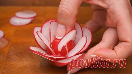 5 СУПЕР СПОСОБОВ Украшения Овощами на Праздничный стол.