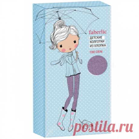 КОЛГОТКИ ДЕТСКИЕ, ПЛОТНОСТЬ 100 DEN, ЦВЕТ СИРЕНЕВЫЙ