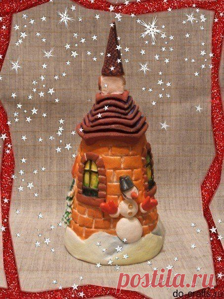 Домик из соленого теста - Лепка