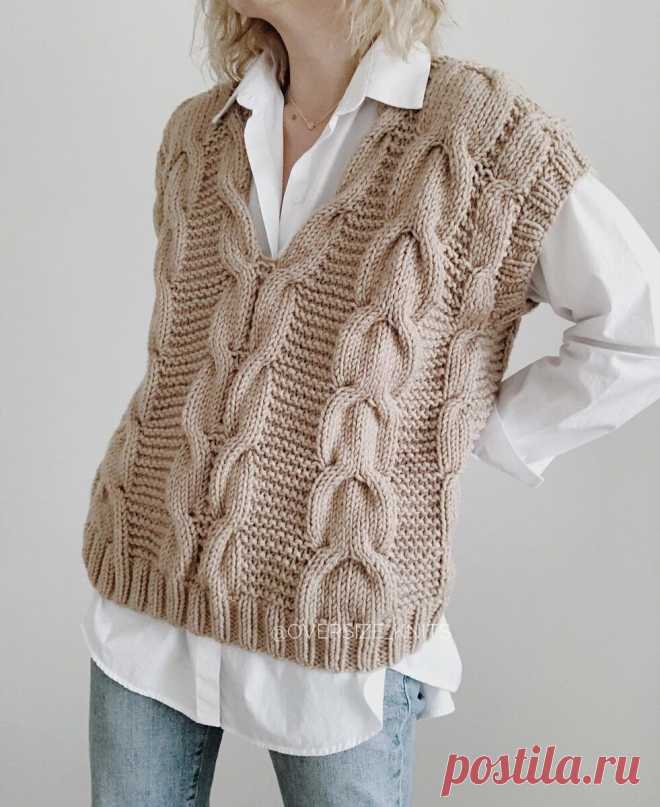 Жилет - выгодная деталь осеннего гардероба: трендовые трикотажные жилеты для стильного образа | До и после 50-ти | Дзен