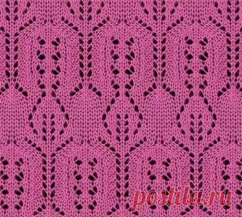 Ажурный узор для пуловеров и кардиганов