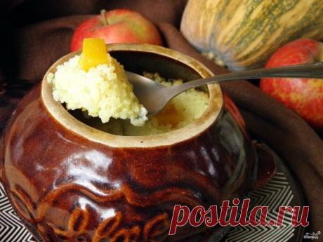 Пшенная каша с тыквой в духовке - пошаговый рецепт с фото на Повар.ру