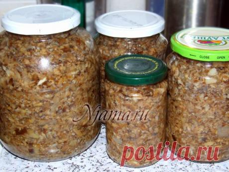Грибная икра на зиму.