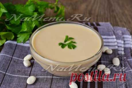 Соус из белой фасоли, почти как майонез, рецепт в домашних условиях
