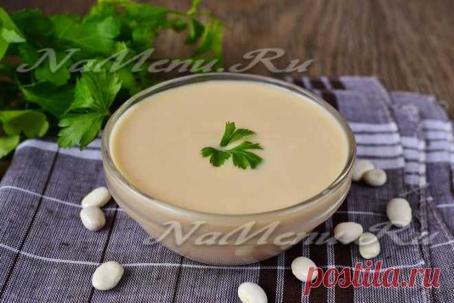 Соус из белой фасоли, почти как майонез, рецепт в домашних условиях