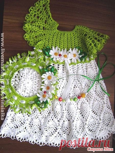 АЖУРНОЕ ДЕТСКОЕ ПЛАТЬЕ... красиво...