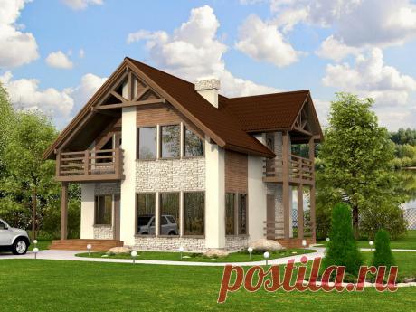 БАВАРИЯ 138 - каркасно-панельные дома из SIP панелей. Канадские каркасные дома спб.