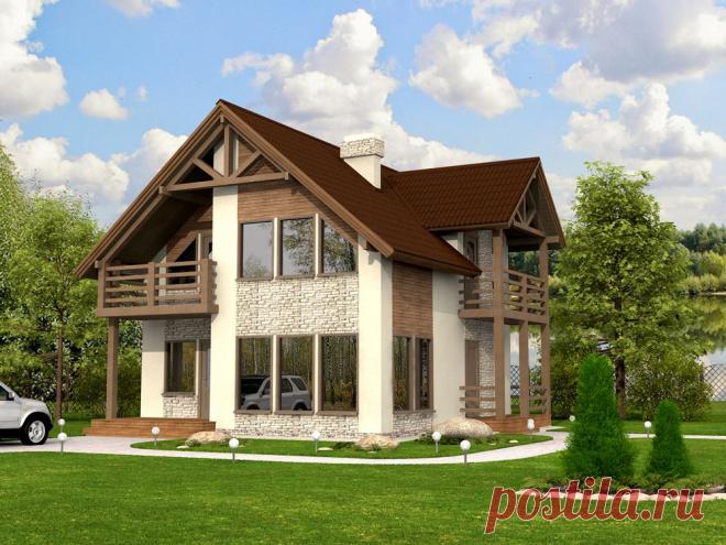 БАВАРИЯ 138 - каркасно-панельные дома из SIP панелей. Канадские каркасные дома спб.