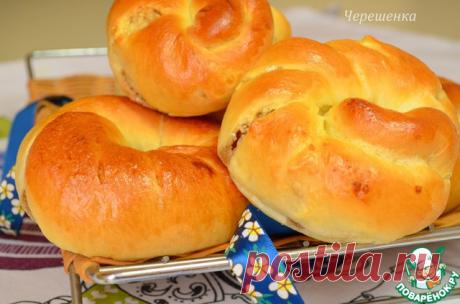 Апельсиновые булочки с миндальной крошкой