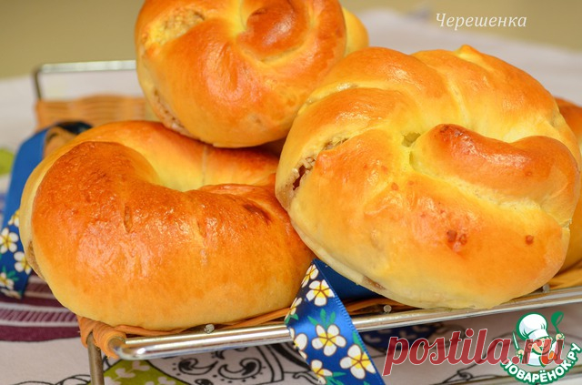 Апельсиновые булочки с миндальной крошкой