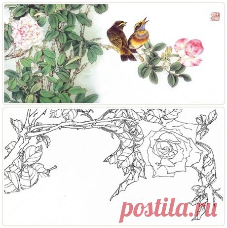 Розы в восточном стиле. Уроки. Часть - 2