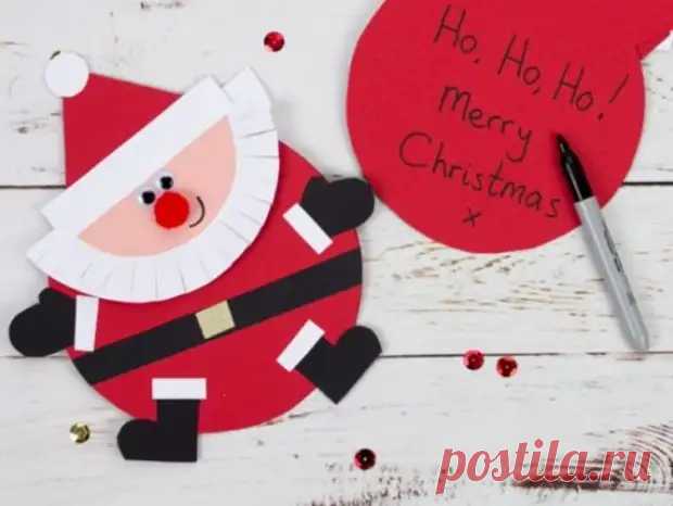 Как сделать новогоднюю открытку своими руками — 5 мастер-классов - Декоративное королевство - медиаплатформа МирТесен