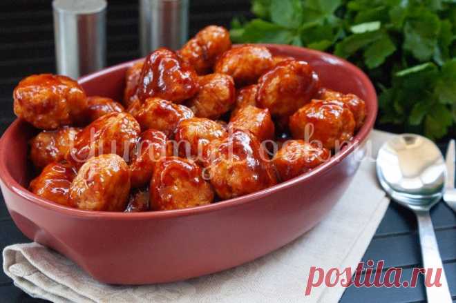 Куриные фрикадельки в медовом соусе - простой и вкусный рецепт с пошаговыми фото