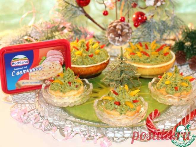 Острый паштет из горошка с сыром Кулинарный рецепт