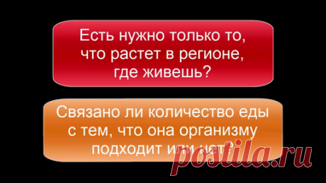 Есть нужно только то, что растет в регионе, где живешь Раскрываем факты и разоблачаем мифы по продуктам, питанию, диетам. Выявляем основы и критерии, по которым важнее всего формировать свой стиль жизни,…