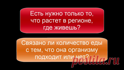 Есть нужно только то, что растет в регионе, где живешь Раскрываем факты и разоблачаем мифы по продуктам, питанию, диетам. Выявляем основы и критерии, по которым важнее всего формировать свой стиль жизни,…
