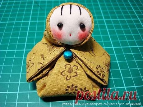Японские куколки из лоскутов — Рукоделие