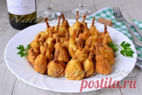 Закуска "Перепелиные ножки": фото рецепт