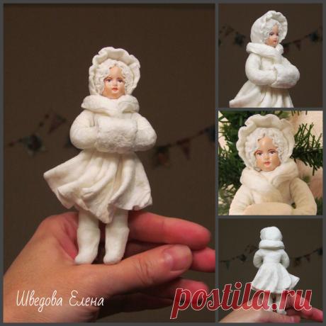 МК Елочная игрушка из ваты - Ярмарка Мастеров - ручная работа, handmade