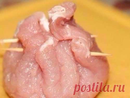 Мешочки с сыром и грибами