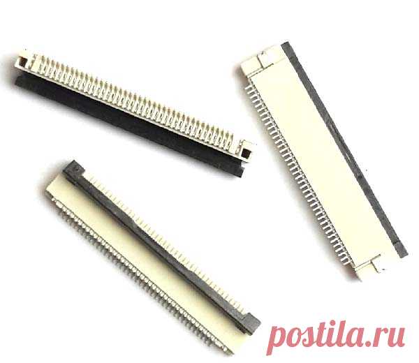 Коннектор 40 pin для FFC FPC шлейфов с фиксатором, нижние контакты, шаг 0,5 мм купить SMD гнездо 40 pin для FFC, FPC плоских шлейфов ноутбуков и планшетов с фиксирующим зажимом Flip-Lock, нижние контакты, шаг 0,5 мм. Доставка почтой по России и за рубеж от 110 руб.