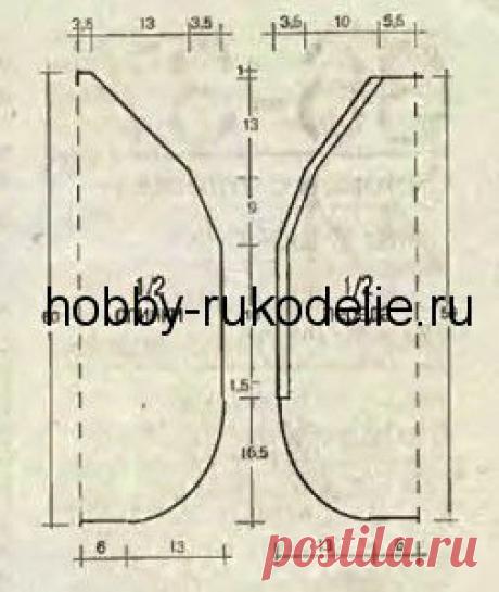 Хобби (рукоделие своими руками): вышивка, вязание » Архив блога » Модель вязания спицами – конверт для новорожденных