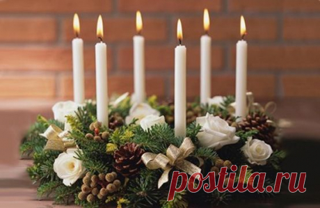 Украшение новогоднего стола