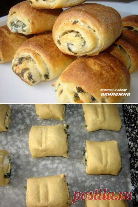 Булочки к обеду с начинкой