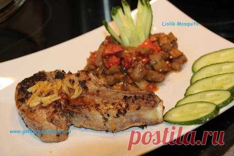 Котлета телячья. Натуральная и натурально вкусная! Овощной, немного нетрезвый гарнир. | 4vkusa.ru