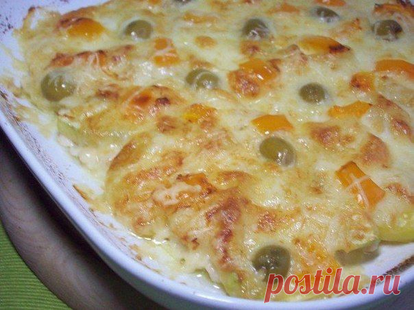 Запеканка из курицы и кабачков / Абсолютное здоровье