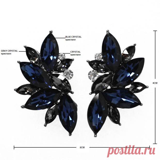 2015 новое оптовая продажа винтажный дизайн кристалл серьги мода женщин заявление серьгу для женщин мода pendientes купить на AliExpress