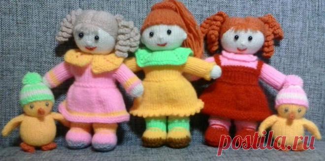 Вязаные игрушки ручной работы