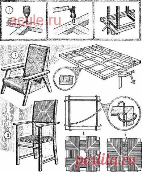 Домашний мастер :Реставрация кресла своими руками,