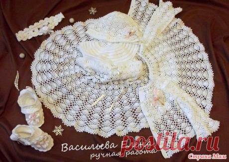 крестильный комплект крючком