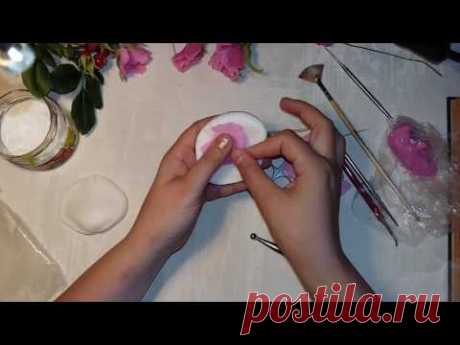 Лепка цветка шиповника.