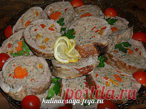 Праздничный мясной рулет | Кулинарная Фея