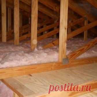 Утепление потолка в доме с холодной крышей – выбираем один из способов