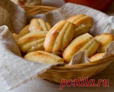 Мадлен с лимоном и розмарином на оливковом масле