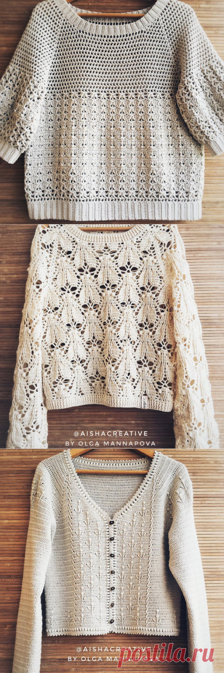 Изумительные модели крючком от Ольги Маннаповой | Paradosik_Handmade | Яндекс Дзен