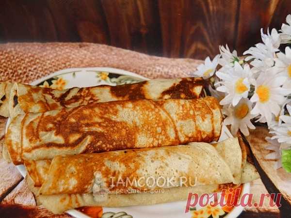 Кислые блины на дрожжах
