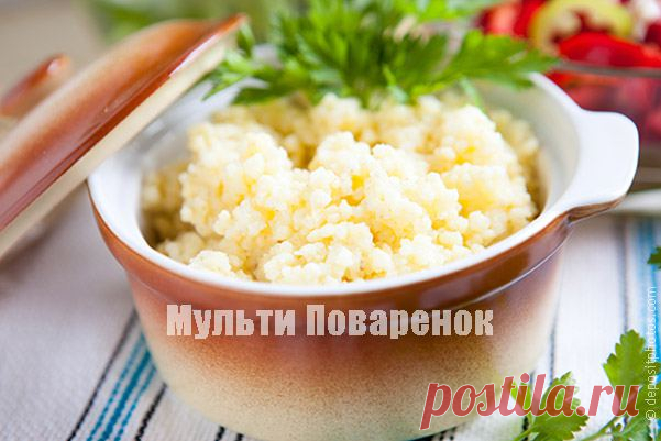 Пшенная каша на молоке в мультиварке: рецепт приготовления | Мультиповаренок