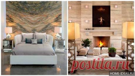 Декоративный камень в интерьере