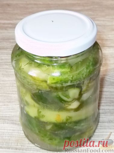 Салат из огурцов «Дамские пальчики» на RussianFood.com