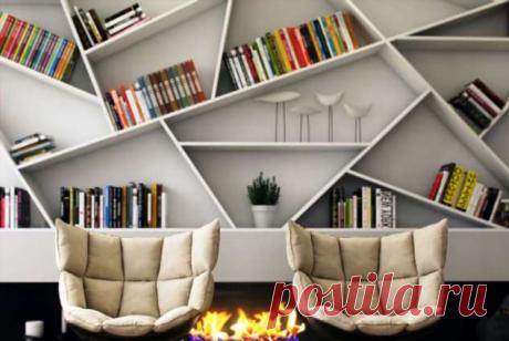Креативные стеллажи для кабинета и офиса | Люблю Себя