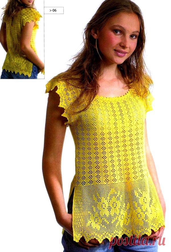 Желтая блузка | САМОБРАНОЧКА - сайт для рукодельниц, мастериц