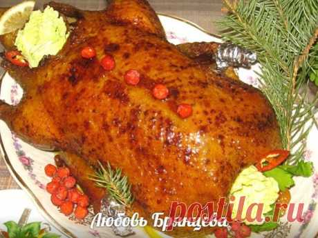 Рождественская утка с яблоками и мандаринами Рецепт на миллион!